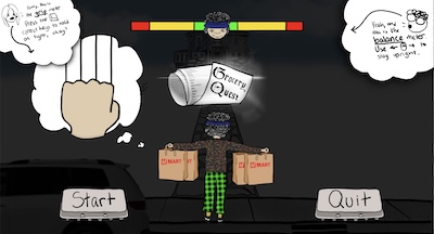 Grocery Quest Title Screen